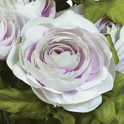 Satin/Sateen Flower Purple Satin/Sateen Flower